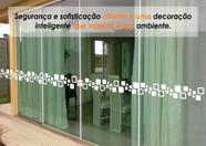 Adesivo Faixa Sinalização Porta Vidro Anti Trombada Quadrado Branco