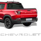 Adesivo Faixa Traseira Chevrolet Montana 2022 2023 Resinado