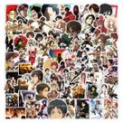 Adesivo Fanforty Attack on Titan PVC impermeável 100 unidades