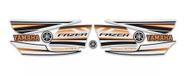 Adesivo Fazer 250 Flex Kit Carenagem 2013 2014 2015 Laranja