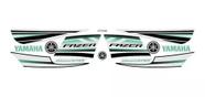 Adesivo Fazer 250 Flex Kit Carenagem 2013 A 2015 Verdeclaro