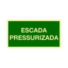 Adesivo Fotoluminescente Sinalização Rota De Fuga 20x10,5cm