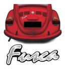Adesivo Fusca Itamar Emblema Traseiro Resinado Volkswagen