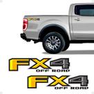 Adesivo Fx4 Off Road Compatível Ranger F-1000 F-350 Amarelo