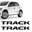Adesivo Gol Track 2017/ Emblema Da Porta Lateral Volkswagen