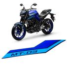 Adesivo Grafico Aba Tanque Lateral Esquerdo Azul Mt03 Original Yamaha 2023 2024 2025 2026