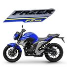 Adesivo Grafico Fazer Azul Aba Tanque Esquerdo Fazer Fz25