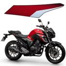 Adesivo Grafico Fazer Vermelho Aba Tanque Direito Fazer Fz25