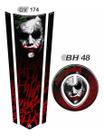 Adesivo Gravata + Bocal Resinados Cg150 Joker Hahaha Gv174