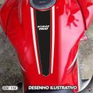 Adesivo Gravata P Tanque Honda CG 160 Fan Resinado Adesivo Gravata P Tanque Honda CG 160 Fan Resinado