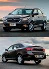 Adesivo Gravata Resinada Chevrolet Cobalt 2017 Black Piano