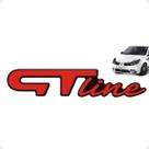 Adesivo Gt Line Sandero Emblema Dianteiro Vermelho Resinado