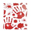 Adesivo Halloween Pés e Mãos Com Sangue Decorar Portas Paredes e chão Adesivo Halloween Pés e Mãos Com Sangue Decorar Portas Paredes e chão