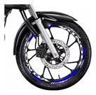 Adesivo Honda Fan Cg 160 Start Titan Roda Azul Modelo Grande Adesivo Honda Fan Cg 160 Start Titan Roda Azul Modelo Grande