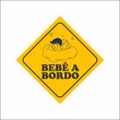 Adesivo Infantil P/ Carro Van Bebê A Bordo Menino Menina 15x15cm Vidro Lataria Aviso