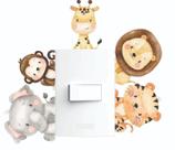 Adesivo Infantil Para Interruptor Safari Quarto - Animais