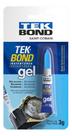 Adesivo Instantâneo Em Gel 3g Tekbond Cor Única