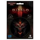 Adesivo JINX Diablo III Face Multicolorido 3 Adesivo JINX Diablo III Face Multicolorido 3
