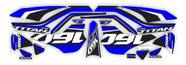 Adesivo Kit Carenagem Cg160 Honda Titan Roda Ploter Azul Adesivo Kit Carenagem Cg160 Honda Titan Roda Ploter Azul