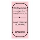 Adesivo Lacre Rosa - Ref. 2198 - Hot Stamping - 50 unidades - Stickr - Rizzo