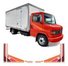 Adesivo Lateral Compatível Mercedes 709/710 Vermelho