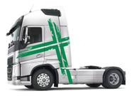 Adesivo Lateral compatível Volvo FH Verde SPTS