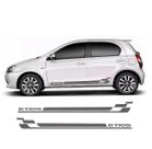 Adesivo Lateral Etios Hatch Et3 Toyota Faixa Colante Fita