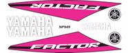 Adesivo Lateral Factor 125 2014 Yamaha Rosa Adesivo Lateral Factor 125 2014 Yamaha Rosa