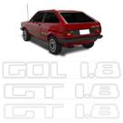 Adesivo Lateral/tras. Gol Gt 1.8 84/86 Branco - Genérico