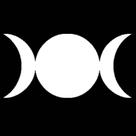 Adesivo lua tripla treemoon wicca bruxo bruxaria simbolo carro e moto Cor:Branco Adesivo lua tripla treemoon wicca bruxo bruxaria simbolo carro e moto Cor:Branco