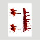 Adesivo Mancha De Sangue - Halloween 3