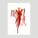 Adesivo Mancha De Sangue - Halloween 8