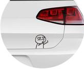 Adesivo Meme Dedo do Meio Engraçado Carro, Moto, Notebook