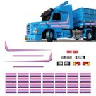 Adesivo Miniatura 1/32 Faixa Scania 113 Lilás Colecionismo