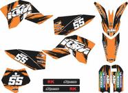 Adesivo Moto Cross Trilha Ktm 50 Sx 09-15 Riscos Lm073