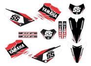Adesivo Moto Cross Trilha Yamaha Xtz 125 Vermelho Lm310