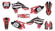 Adesivo Moto Cross Trilha Yamaha Yz 450f 2010 A 2013 Lm281