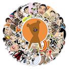 Adesivo Mr Beans Anime Cartoon Vinil PVC impermeável 50 unidades