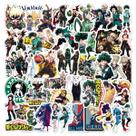 Adesivo My Heros Academias Anime 50 unidades de vinil PVC impermeável