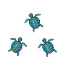 Adesivo ORIESSE Tartaruga Marinha 3D - Emblema Metálico - 3 unidades Adesivo ORIESSE Tartaruga Marinha 3D - Emblema Metálico - 3 unidades