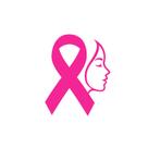 Adesivo Outubro Rosa Laço com Rosto Feminino (48cm Parede/Clínica)