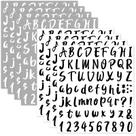 Adesivo Outus 576 PCS, letras de vinil, números, 1 polegada