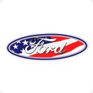 Adesivo Oval Traseiro Compatível C/ F-250 Estados Unidos EUA Adesivo Oval Traseiro Compatível C/ F-250 Estados Unidos EUA