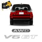 Adesivo P/ Outlander Awd V6 Gt 2007/2013 Prata Genérico