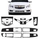 Adesivo Painel Cruze 2012/2014 Automático Fibra De Carbono