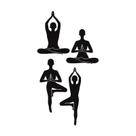 Adesivo Papel Parede Exercício Fitness Pilates Yoga Gym