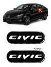 Adesivo Par Emblema Coluna Honda New Civic