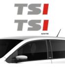 Adesivo Par Emblema De Coluna Tsi Linha Volkswagen Up! 2017