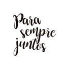 Adesivo para balão Para Sempre Juntos