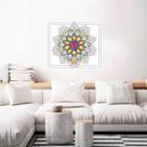 Adesivo para Colorir Mandala